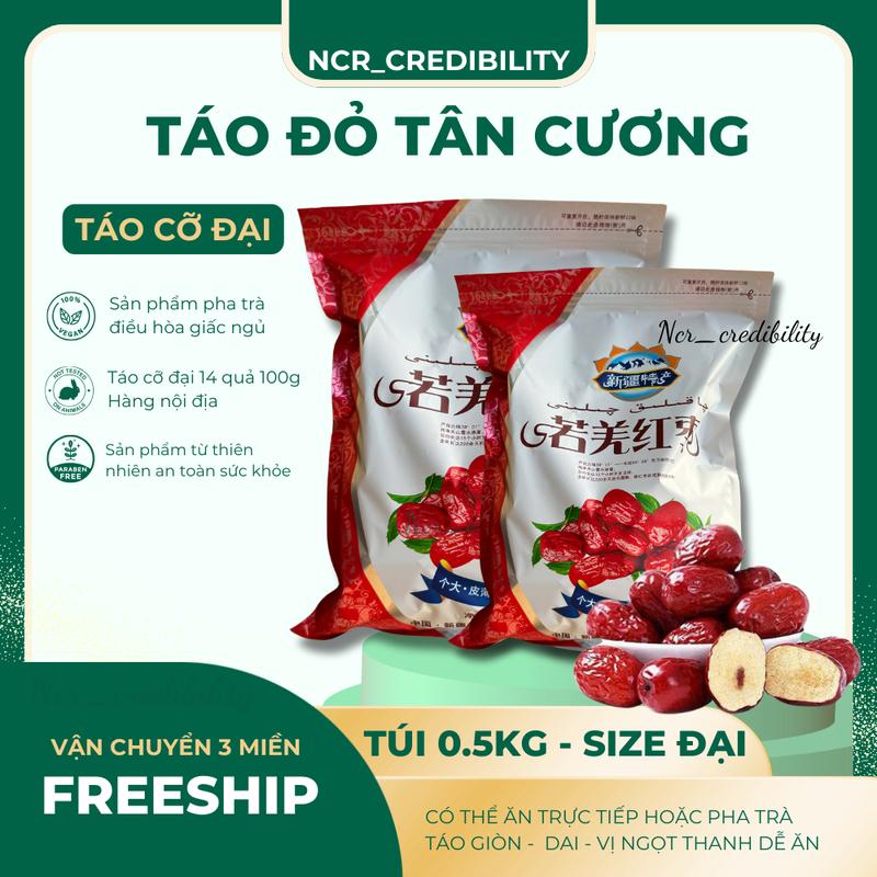  Túi 500g táo đỏ tân cương  70-80 quả  hàng loại 1 size đại dẻo dai thơm phức 