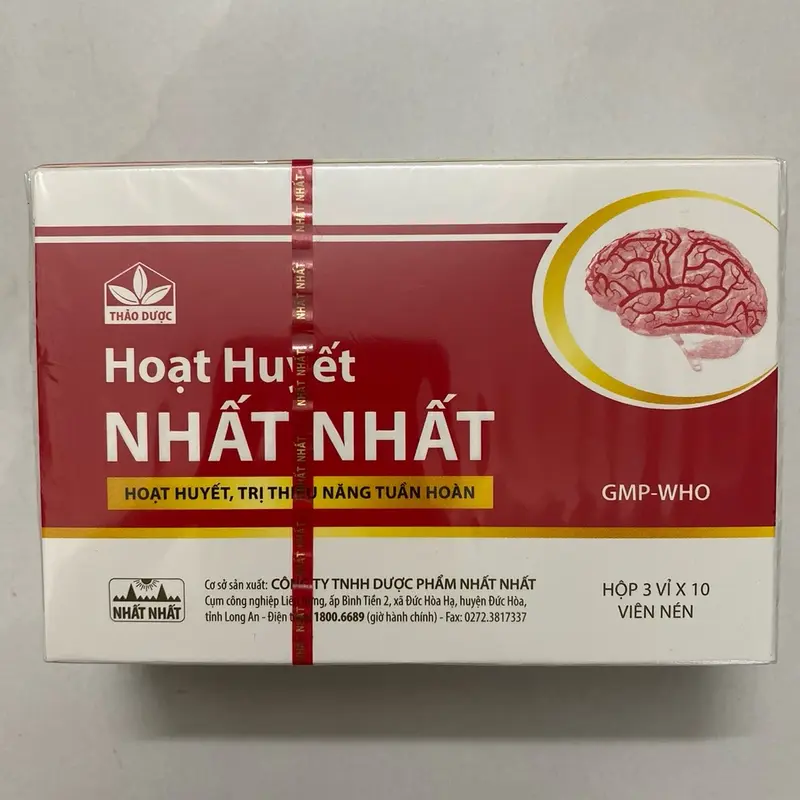 Combo 3 hộp - Hoạt huyết dưỡng não Nhất Nhất hỗ trợ tuần hoàn não, bổ não hộp 30 viên 4