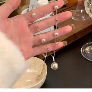 Vòng Cổ Ngọc Trai, Phong Cách Pháp, Giá Cả Phải Chăng, Sang Trọng, Thiết Kế Bầu Trời Đầy Sao, Cao Cấp Và Thanh Lịch, Dây Chuyền Xương Đòn, Tinh Tế Và Dễ Phối Đồ, Kiểu Choker, Bán Buôn Có Sẵn