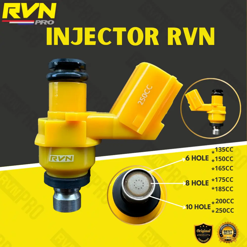 INJECTOR INJEKTOR BEAT VARIO 110 125 150 160 SCOOPY PCX ADV 150 160 CB150 CBR CB 150 CRF 150 GENIO VERZA SONIC 150 R NEW MEGAPRO SUPRA 125 Fi SUPRA GTR 150 135 150 165 175 185 200 250 CC K