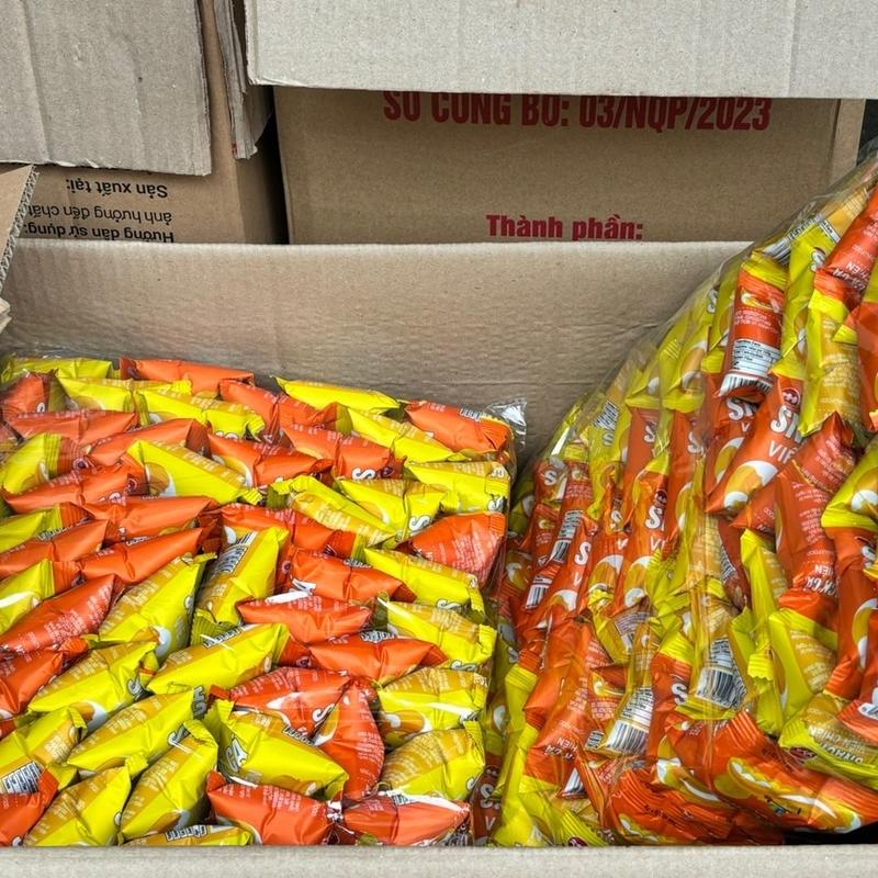 Bịch 60 gói Snack cá viên chiên, bimbim cá viên chiên siêu ngon, giòn