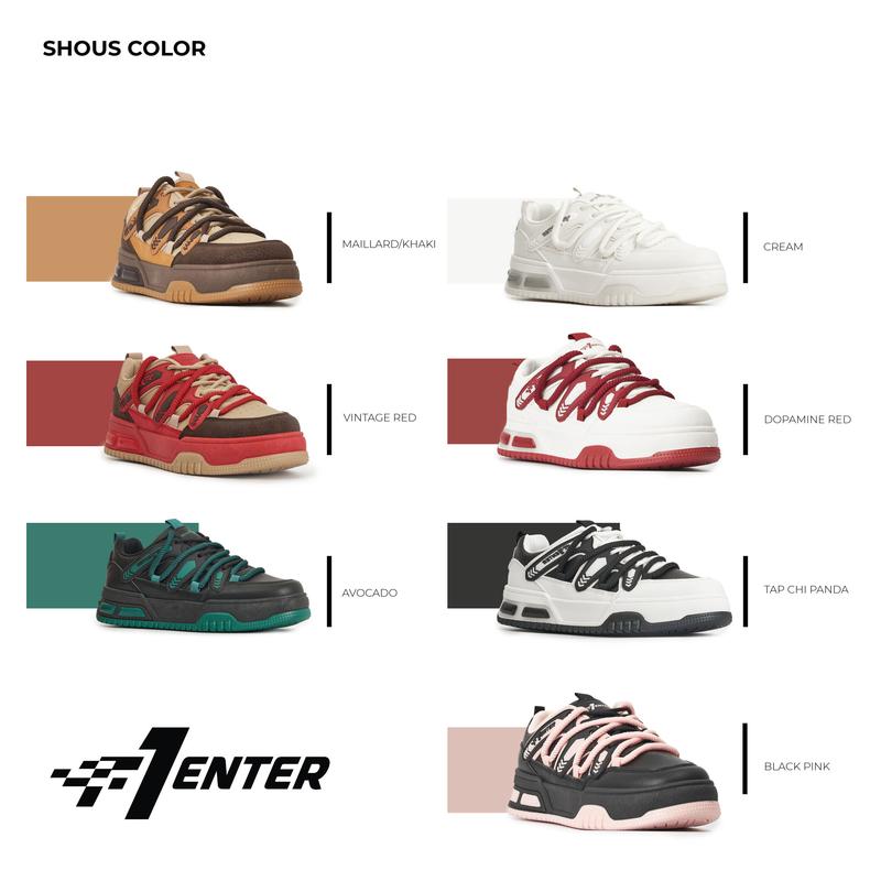 Giày thể thao sneaker nam nữ Unisex F1 Enter Rainbow