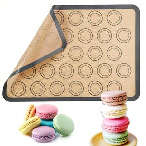 Tapete para hornear de silicona, 1 unidad antiadherente resistente al calor, Tapete para masa para uso doméstico, Suministros de repostería para el hogar