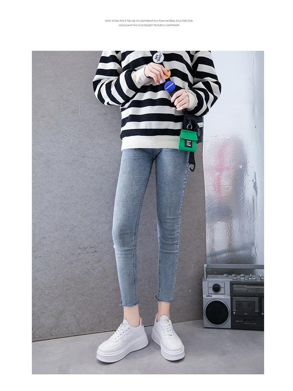 Product Introduction of Platform White Shoes Women's 2024 New Autumn Thin Breathable Sneakers Western Style Leisure Women's Shoes Short Women's White 11