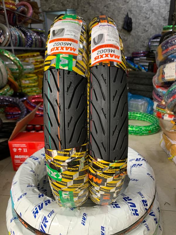 Vỏ lốp Maxxis 6002 size 70/90-17 và 80/90-17. Vỏ không ruột XE SỐ, CÔN TAY