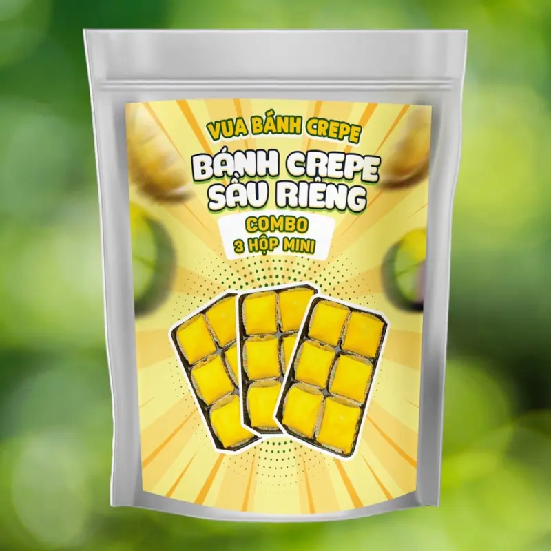 "Combo" Hộp 6 Mini x 3 | Vua Bánh Crepe 0