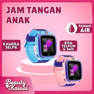 Jam Tangan Anak Smartwatch Digital GPS Murah Anak Laki Laki Perempuan Silikon