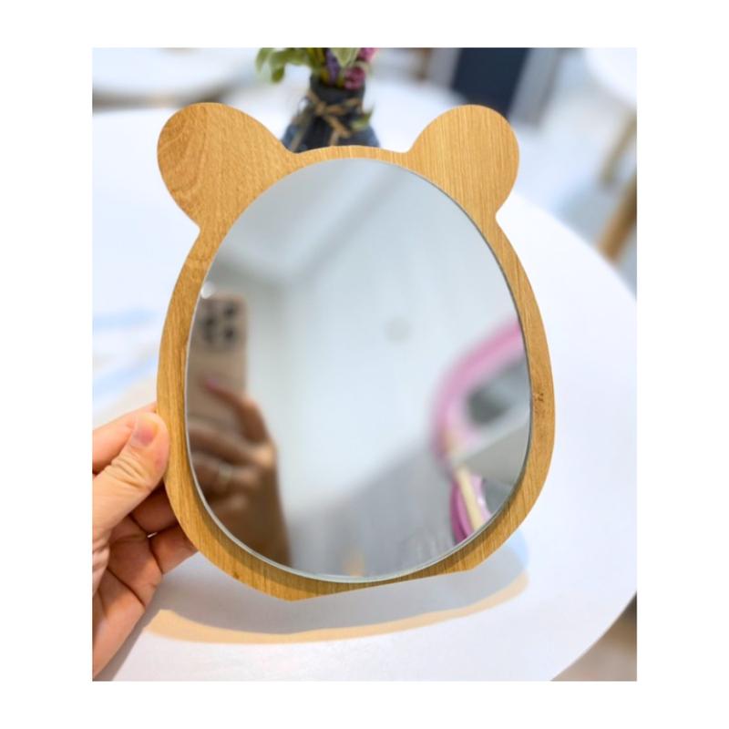  gương handmade Trang Điểm  gương hình gấu để bàn Mỹ Phẩm siêu đẹp Cosmetic Women 