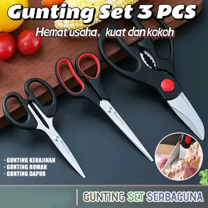 Gunting 3set import