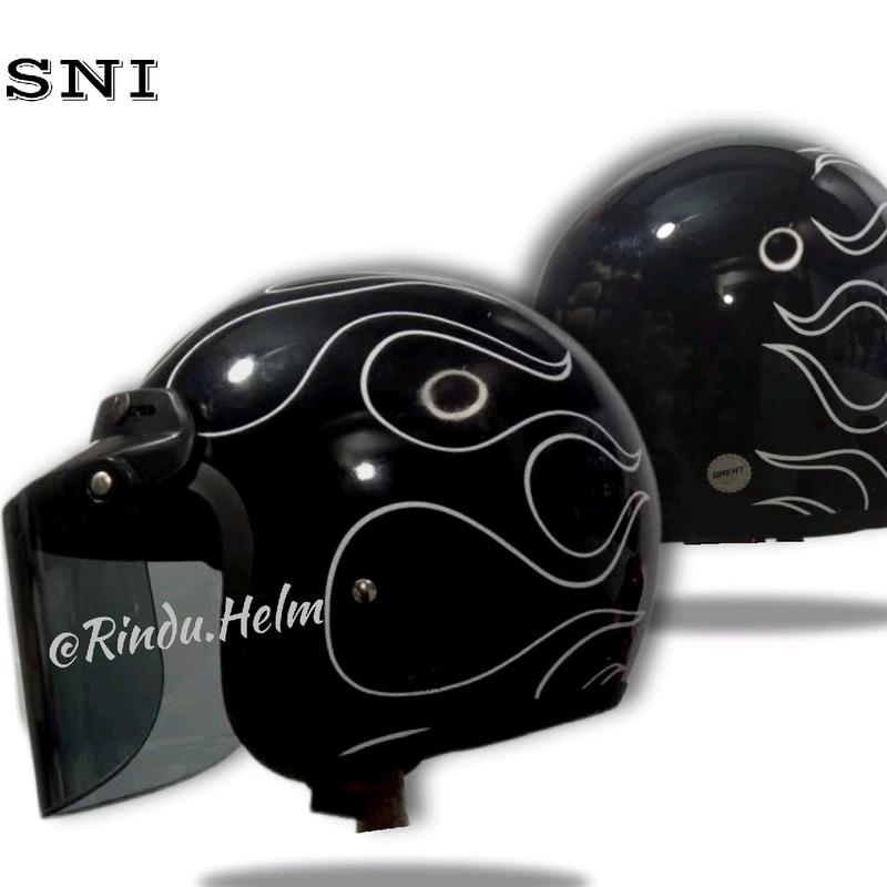 Helm PANDA motif Motorcycle 4