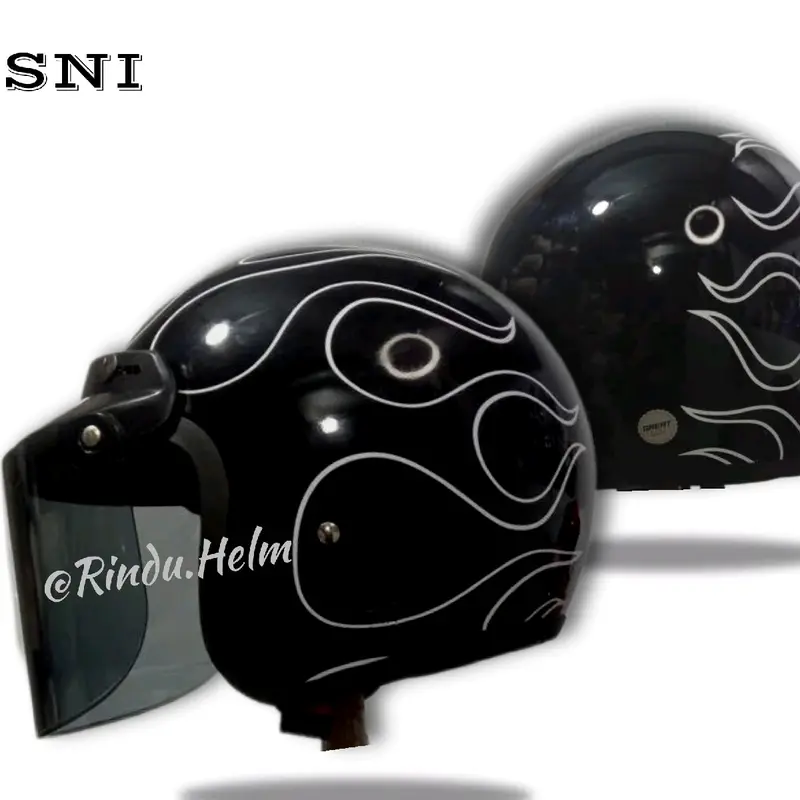 Helm PANDA motif Motorcycle 4