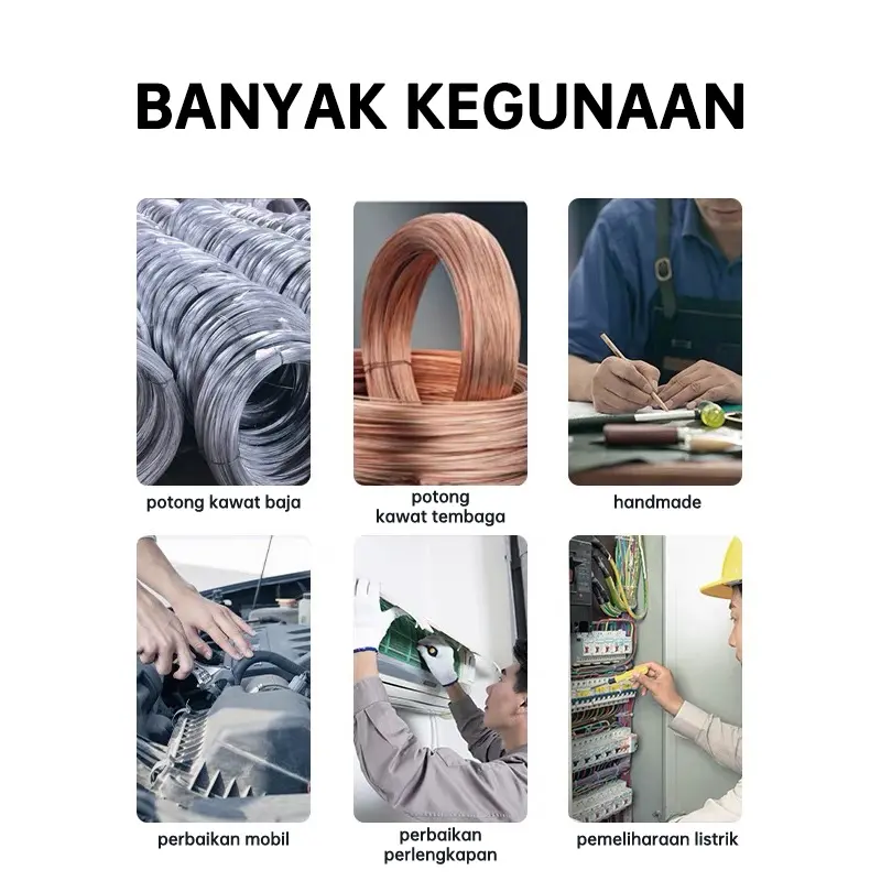 Tang Serbaguna / Tang Anti Karat / Tang Potong 3 Tipe 8 Inch Berkualitas Awet 1