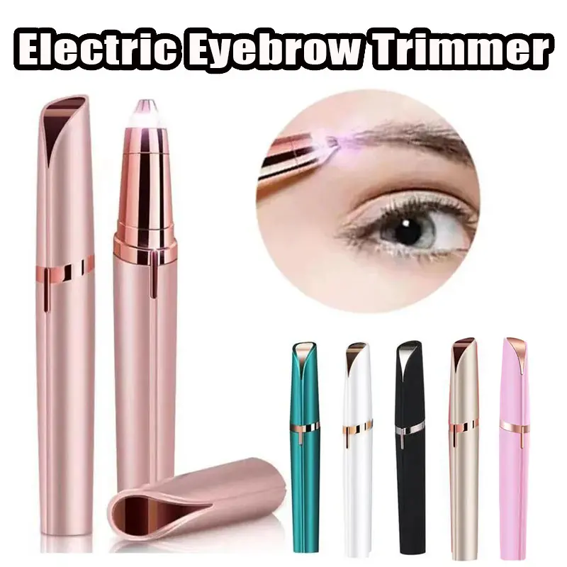Electric Eyebrow Trimmer Automatic Eyebrow Shaving Instrument Beauty Trimmer Tool Rechargeable