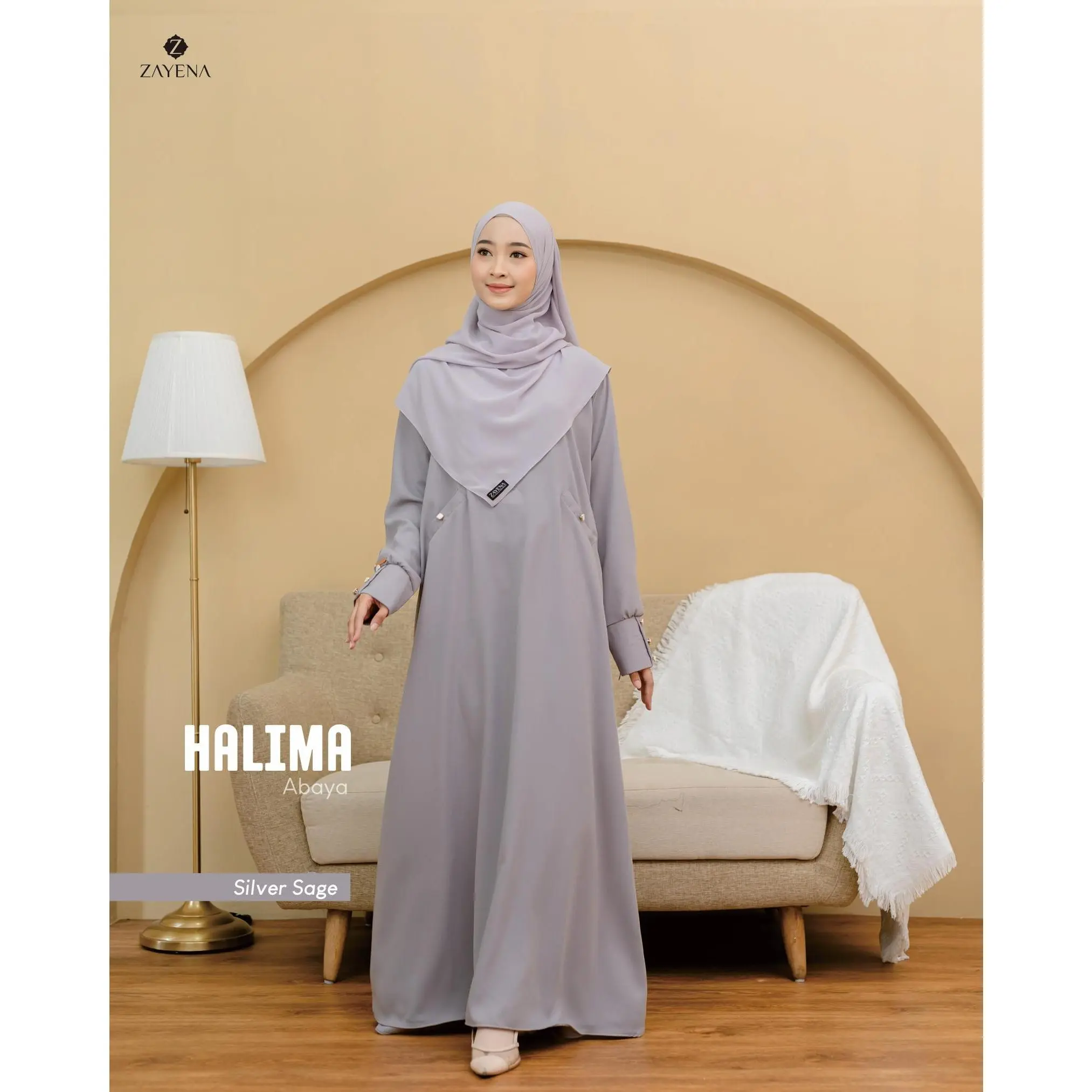 HALIMA ABAYA - Abaya Daily Simple Chic