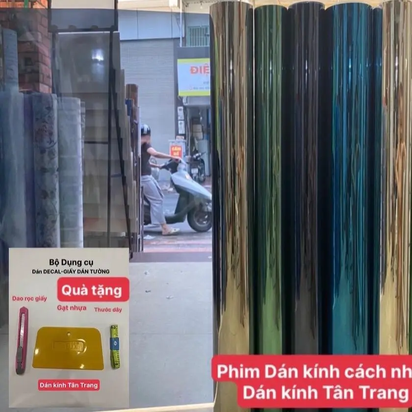 Phim dán kính phản quang cách nhiệt chống nóng chống tia Uv