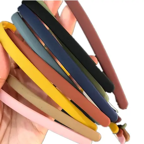BISA COD F5757 Bando Korea Polos Tipis / Aksesoris Rambut Plastik Headbands 6