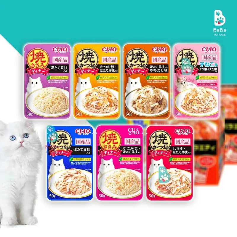 PATE CIAO Thơm Ngon Dành Cho Mèo Mọi Lứa Tuổi 2