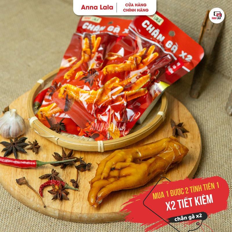 [MUA 1 ĐƯỢC 2] Combo Chân gà x2 - Vị 10 điểm Anna LaLa Thơm ngon Ăn Vặt Food Snack 4