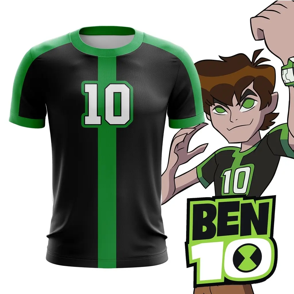 Áo Len Không Khô Camiseta Unifeme Ben 10 Omniverse-Áo Dài Tay, Bán Chạy Nhất, Năm 2024