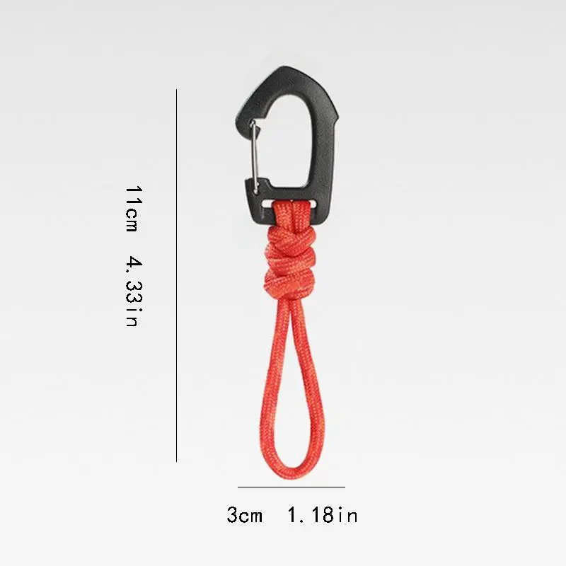 Multi-functional Buckle, Portable Anti-lost Wrist Hook, Triangle/Oval Quick-hang Keychain Hook, Outdoor Camping Hanging Buckle 1