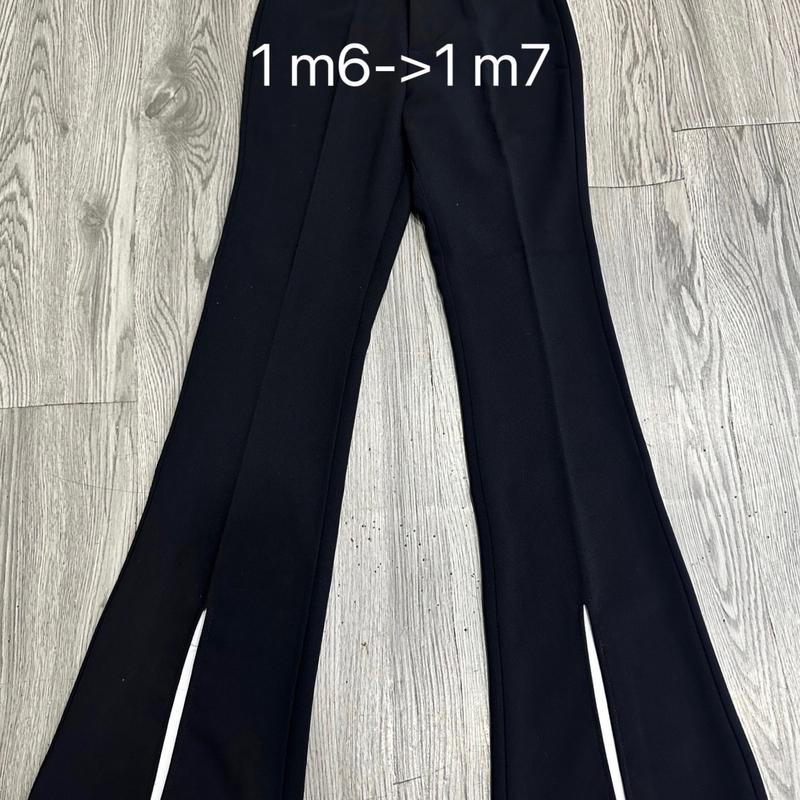 Quần tây ống loe xẻ 1m60 tới 1m72
