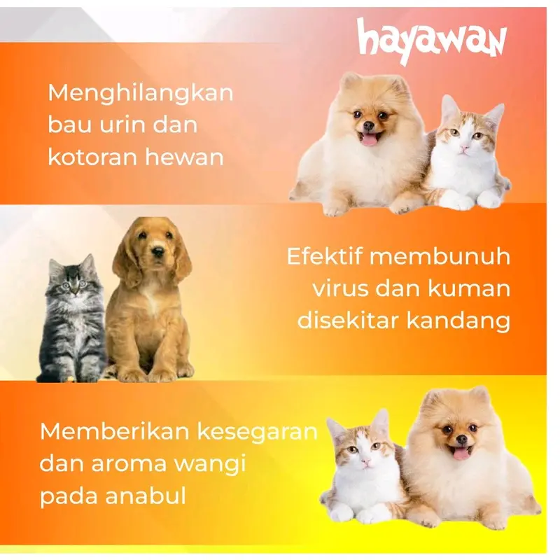 Pet Odor Remover Spray Penghilang bau Pesing pipis hewan anjing kucing hamster 1