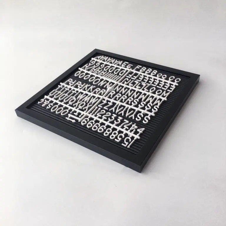 PAPAN  NAMA BAYI LETTER BOARD 30X30 CM (TERMASUK HURUF) HURUF ANGKA BOARD MENU PAPAN PENGUMUMAN 7