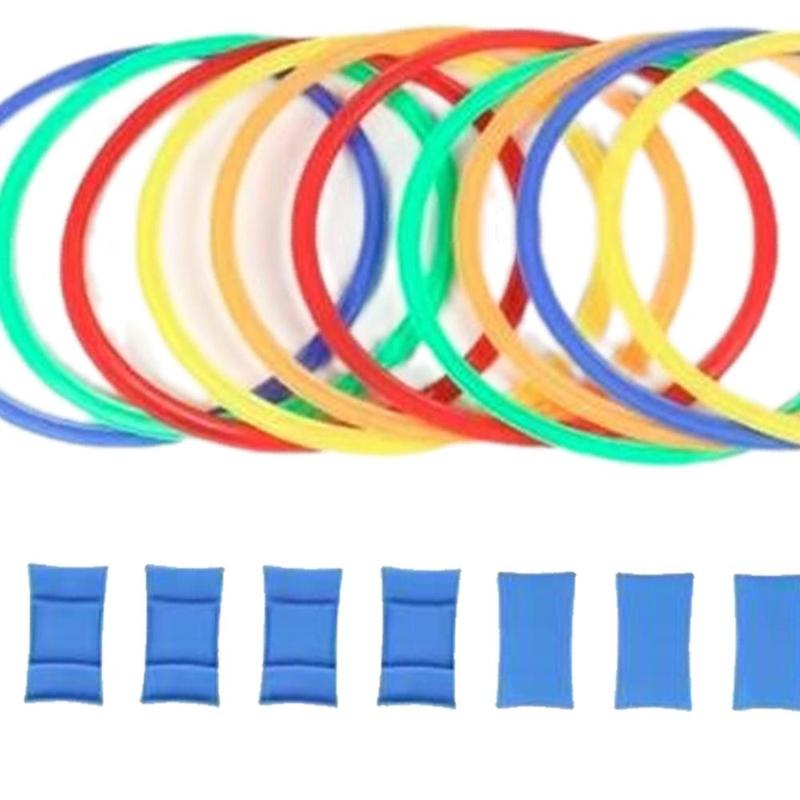 Product Introduction of Agility Rings with 10 Connectors for Kids Adults Multifunction Speed and Agility Training Rings for Practice Games Football 1