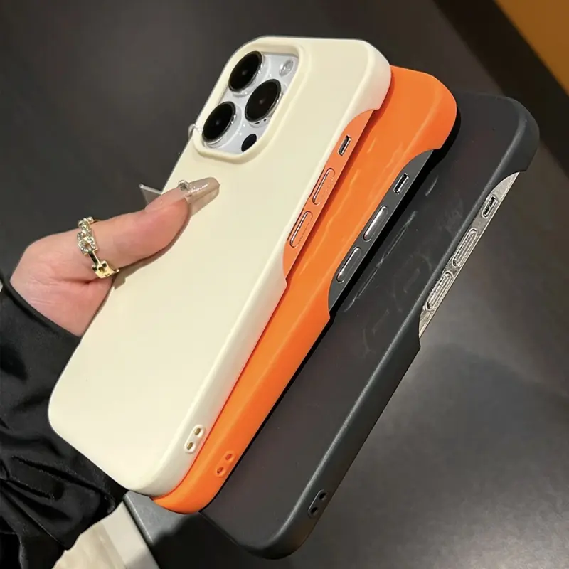 New Half Pack Silicone Case Matte Simple Solid Color Casing for IPhone 16 15 14 13 12 11 Pro Max Fall Prevention Soft Back Cover Borderless Button Shell 6