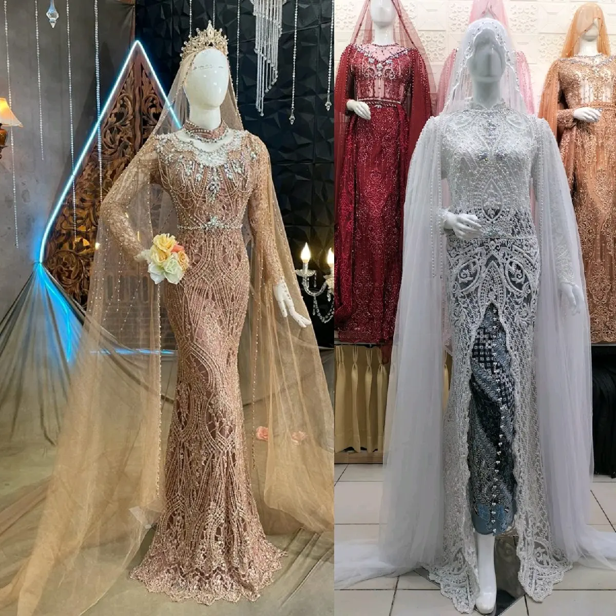 gaun pengantin khusus pesanan customer | baju Pernikahan