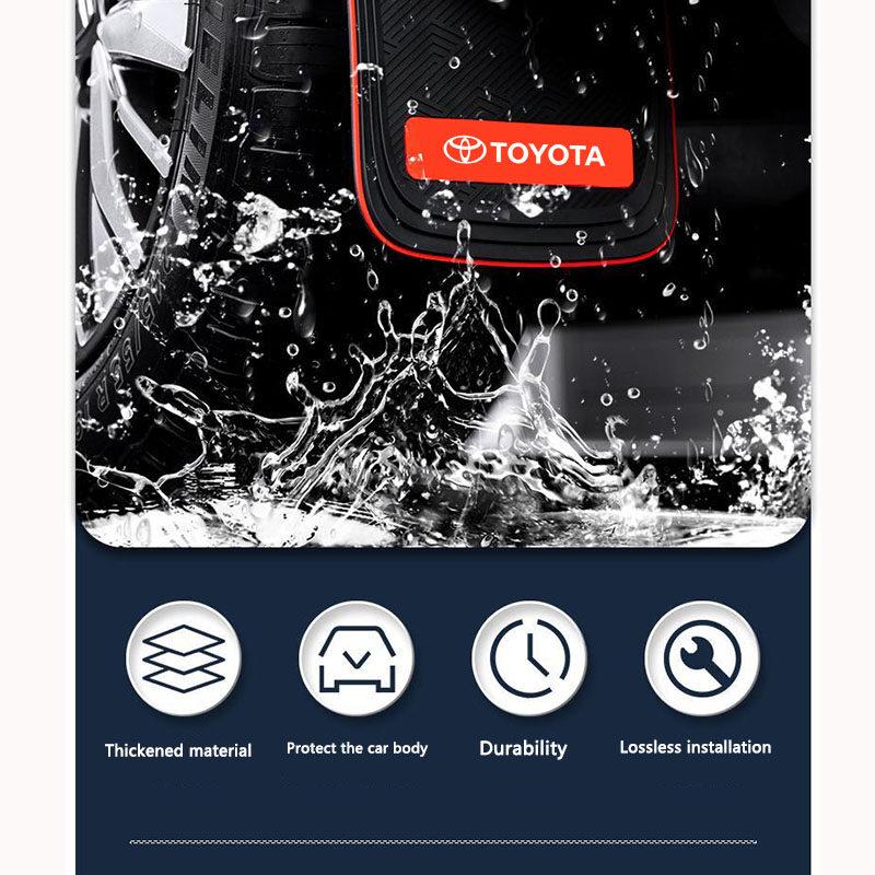 Product Introduction of Suitable for Toyota Camry Corolla Vios Hilux Innova RAV4 Wigo, All Seasons Universal Car Mud Flaps Wide Body Splash Guards. 18