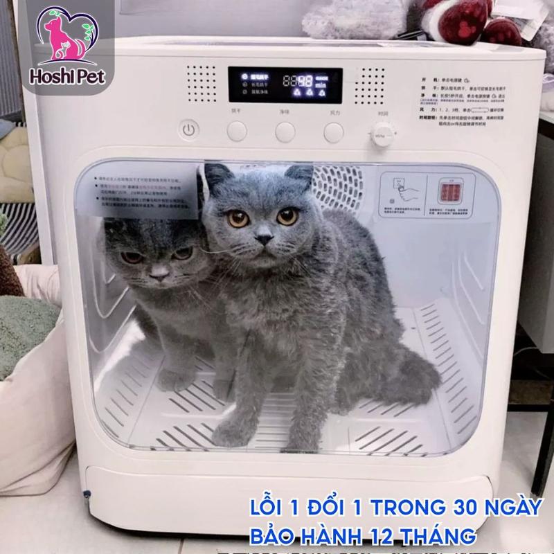 Máy Sấy Lông Thú Cưng, Chó, Mèo PET MARVEL - Lồng Sấy Lông Chó Mèo