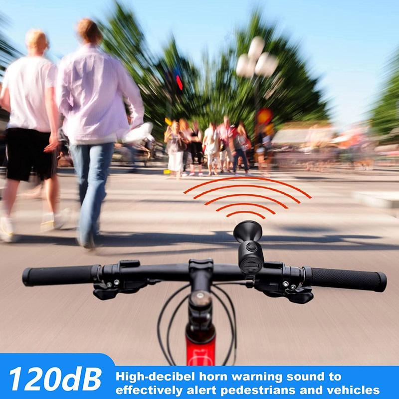 Product Introduction of Bike Bell Electronic Loud Horn ABS Safety Electric Speaker Ring Bell Warning Alarm Bell 34