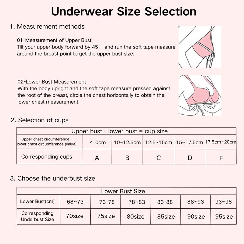 Product Introduction of Bra Lace Wireless Bra for Small Busts, Side Support, Lingerie, Comfort, Bridal, Print,  Anti-Sagging, Sweet & Sexy Design, Push-Up Bra for Women Womenswear 0