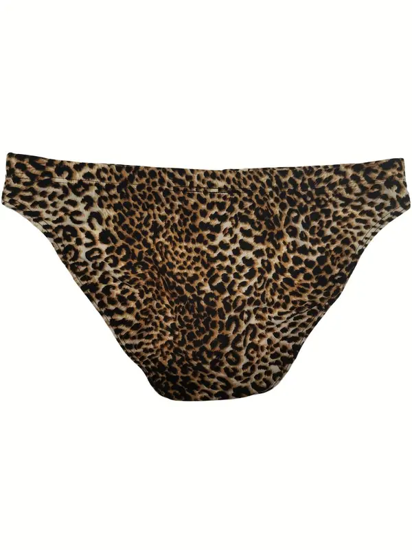 Men's Leopard Print Underwear, Breathable Comfortable Underwear for Daily Wear, Casual Men's Underwear for All Seasons 3