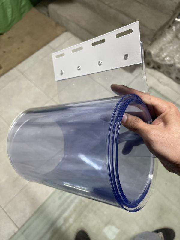 Rèm Nhựa Ngăn Lạnh Điều Hòa Chất Liệu PVC Màu Xanh 2
