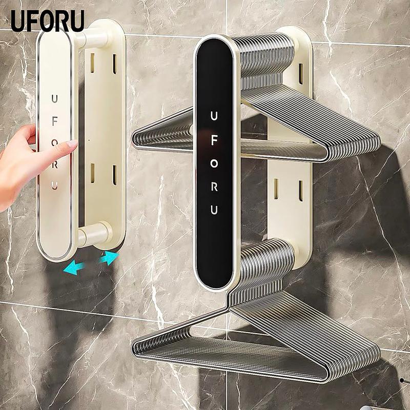 Giá Treo Móc Quần Áo, Dán Treo Tường Không Khoan, Điều Chỉnh Được Kích Thước Tiện Dụng