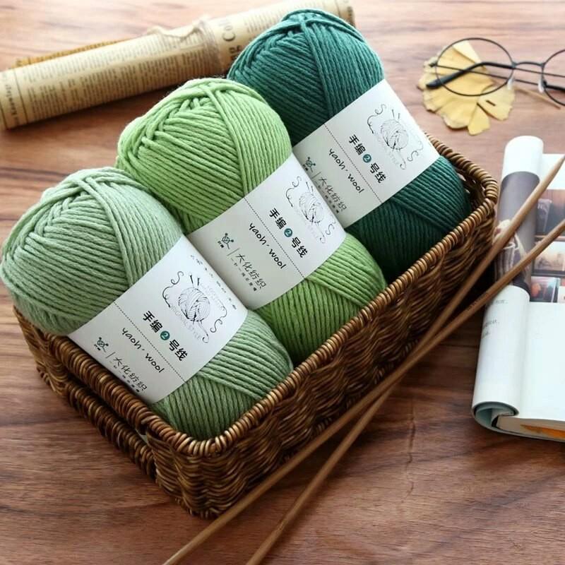 Len Yaoh Wool 100g - Sợi 3mm Mềm Nhẹ Giữ Ấm Tốt