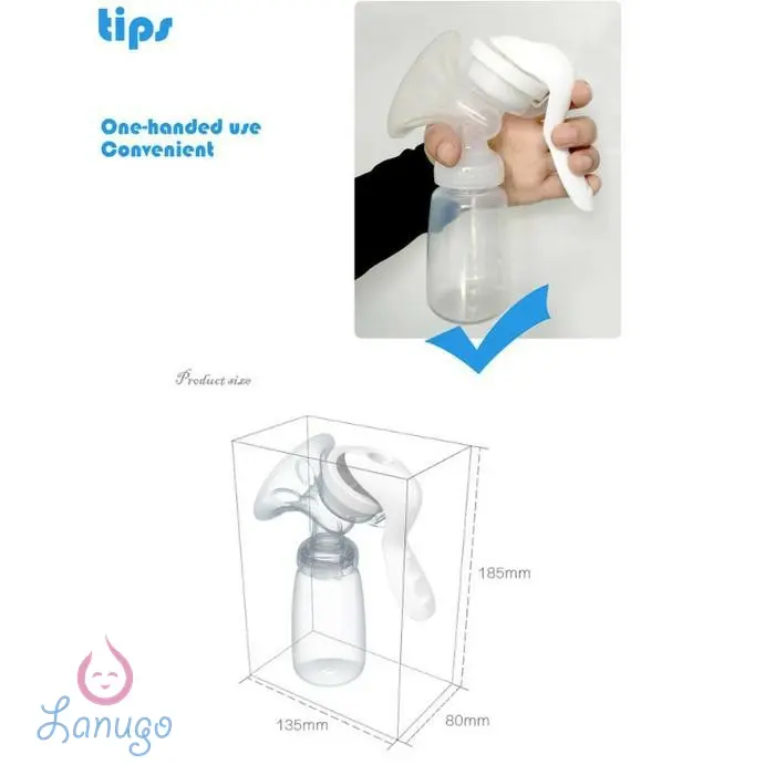 Pompa Asi Original Real Bubee / Breast Pump Manual BPA Free 4