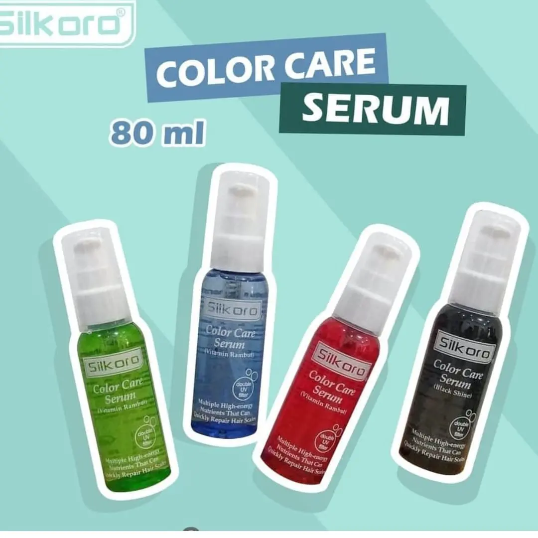 Silkoro Serum Rambut Silkoro Vitamin Rambut Serum Rambut Silkoro Color Care Serum Silkoro Vitamin Perawatan Rambut Hair Serum
