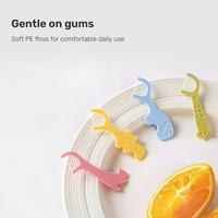 Gambar Sakumini Dental Floss Kids Flavor Toothpick Portable Tusuk Gigi Benang Pembersih Sela Gigi Anak - Colour dari Sakumini Official Store Kab. Tangerang 3 Tokopedia