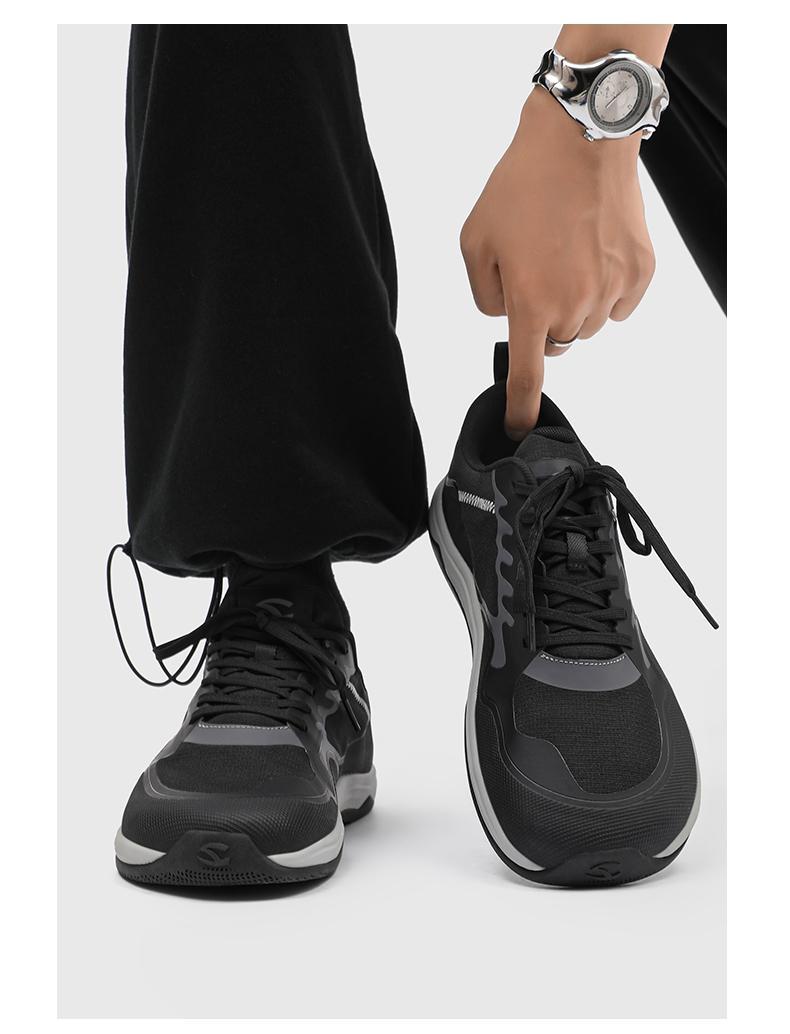 Product Introduction of HOBIBEAR Men's shoes, sports shoes, low cut men's single shoes, outdoor wide toe walking shoes, trendy running shoes 3