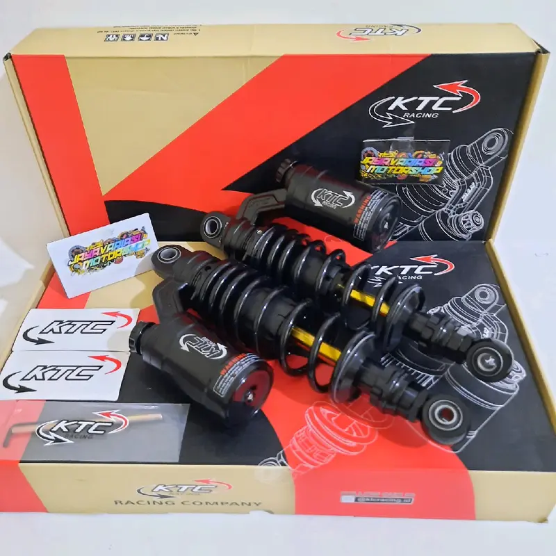 ORIGINAL SHOCKBREAKER SHOCK KTC EXTREME RACING DOUBLE TABUNG ATAS 280MM 320MM 340MM BEBEK RX KING/ TIGER/ SUPRA/ KARISMA/ REVO/ GRAND/ JUPITER Z/ VEGA/ F1ZR/ GL PRO/ VERZA/ MEGAPRO/ WR155/ WR 175/ CB 100 DLL 6