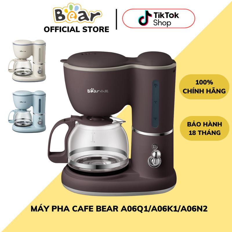 Máy Pha Cà Phê BEAR A06Q1 Công Suất 550W Vừa Pha Trà Pha Cà Phê Công Sở Bảo Hành 18 Tháng