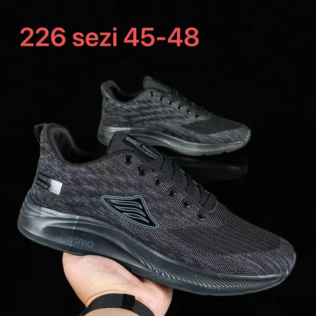 Giày thể thao nam đen siêu nhẹ với 4 mẫu BIG SIZE 45 46 47 48, size ngoại cỡ siêu nhẹ Sneaker Shoes Đế Bằng