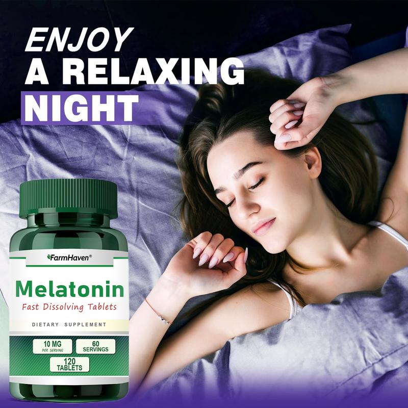 FarmHaven Formula Melatonin Cepat Larut 10 mg 120 Tablet . Rasa Strawberry 1