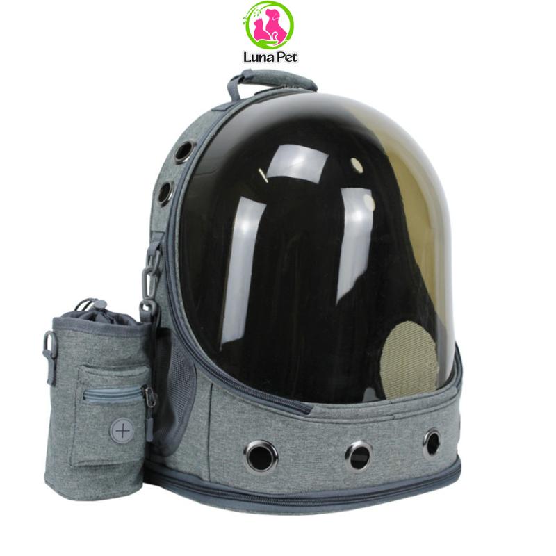 Balo trong suốt vận chuyển chó mèo LunaPet cao cấp kích thước lớn cho thú cưng dưới 8kg