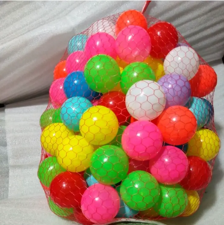 Bóng nhựa Hàn cao cấp 5,5cm an toàn cho Bé đủ loại, nhựa HDPE căng bóng không mùi an toàn cho bé 2