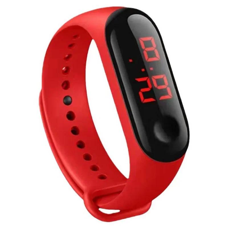 Electronic Sports Watch for Women and Men, LED Screen, Children's Wristwatch, Outdoor Sports Watch, Silicone Bracelet, Student Clock 1