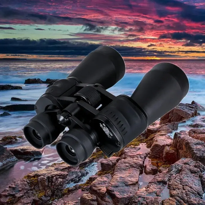 High-quality double barrel 60x90 3000 m high-definition telescope concert Ultra High Power Binocular (Black)